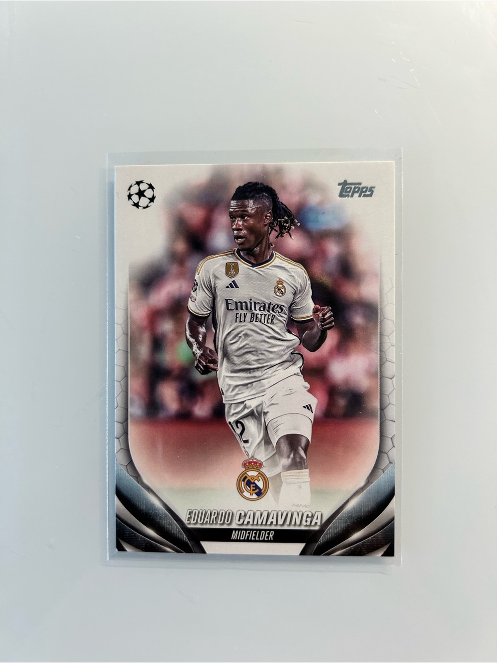 Topps Eduardo Camavinga Real Madrid Soccer Card - White